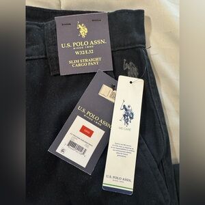 Men's Black Cargo Pant 32